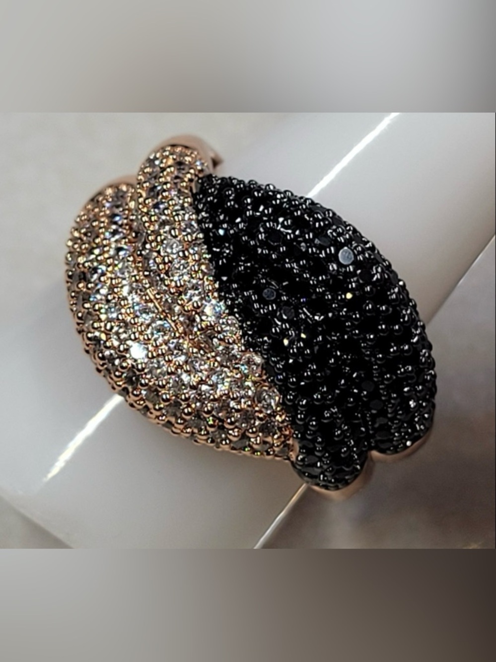 Bomb Party RBP42509 Tied With Tension Gold/ Hematite Size 6